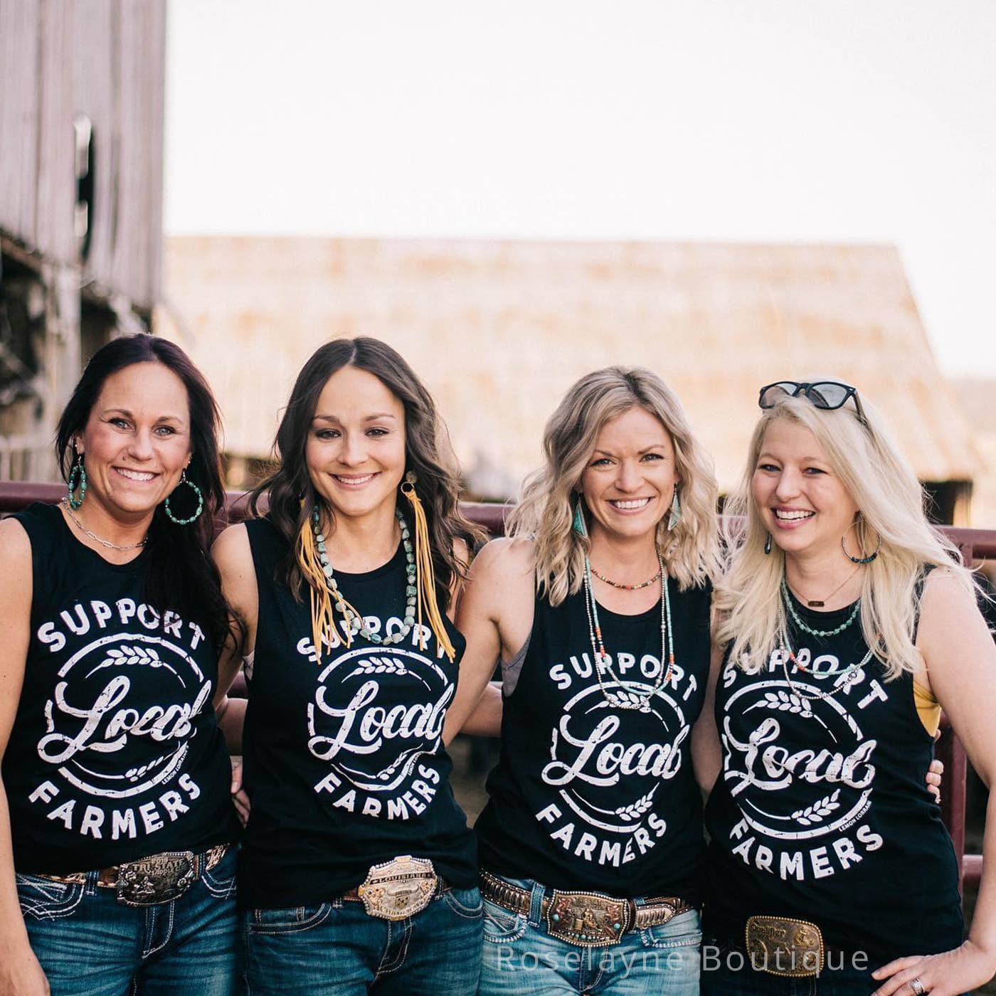 SUPPORT LOCAL FARMERS Graphic Tank - Forever Western Boutique