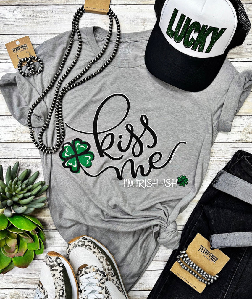 Kiss Me I’m Irish Tee - Forever Western Boutique