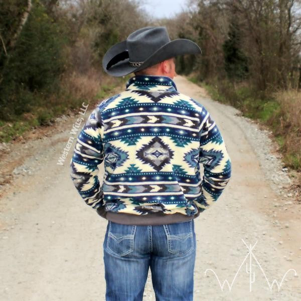 Adult Icey Aztec Pullover - Forever Western Boutique