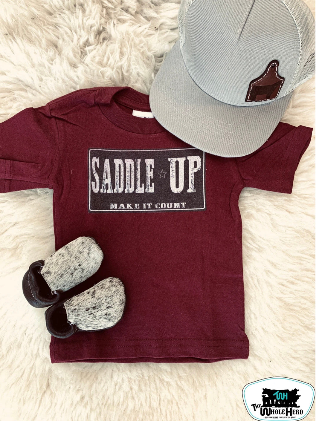Saddle Up Make It Count Tee - Forever Western Boutique