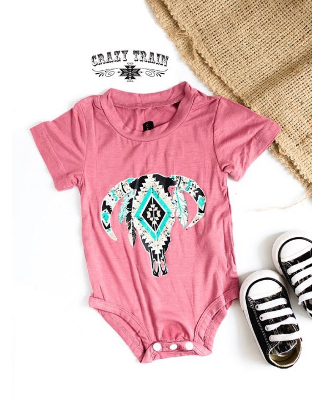 Omaha Outlaw Onesie-Crazy Train - Forever Western Boutique