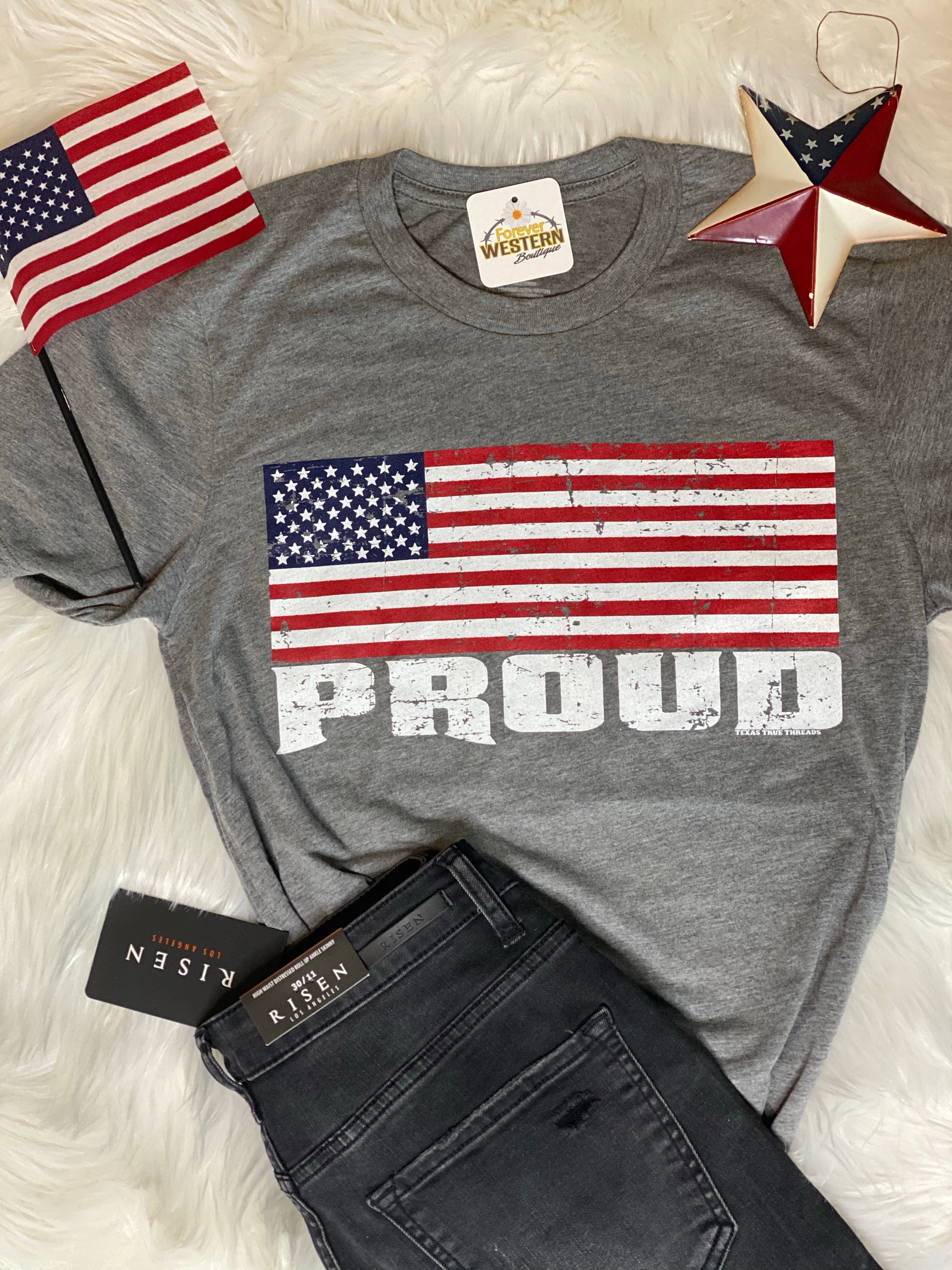 America Proud Tee - Forever Western Boutique