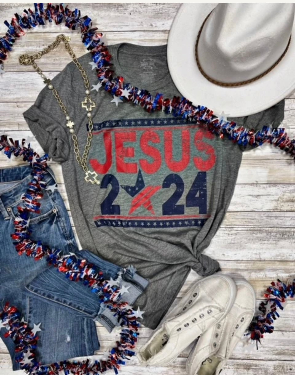 Jesus 2024 Tee - Forever Western Boutique