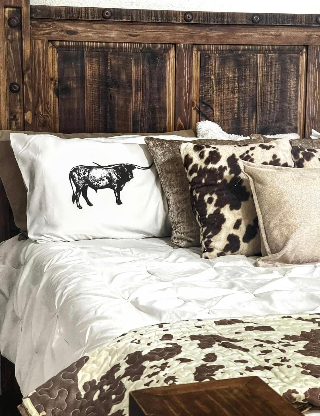 Long Horn Pillow Cases - Forever Western Boutique
