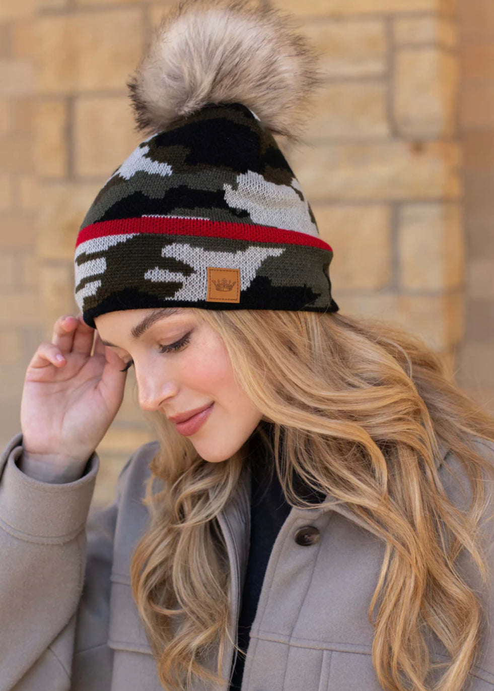 Camo Knit Hat - Forever Western Boutique