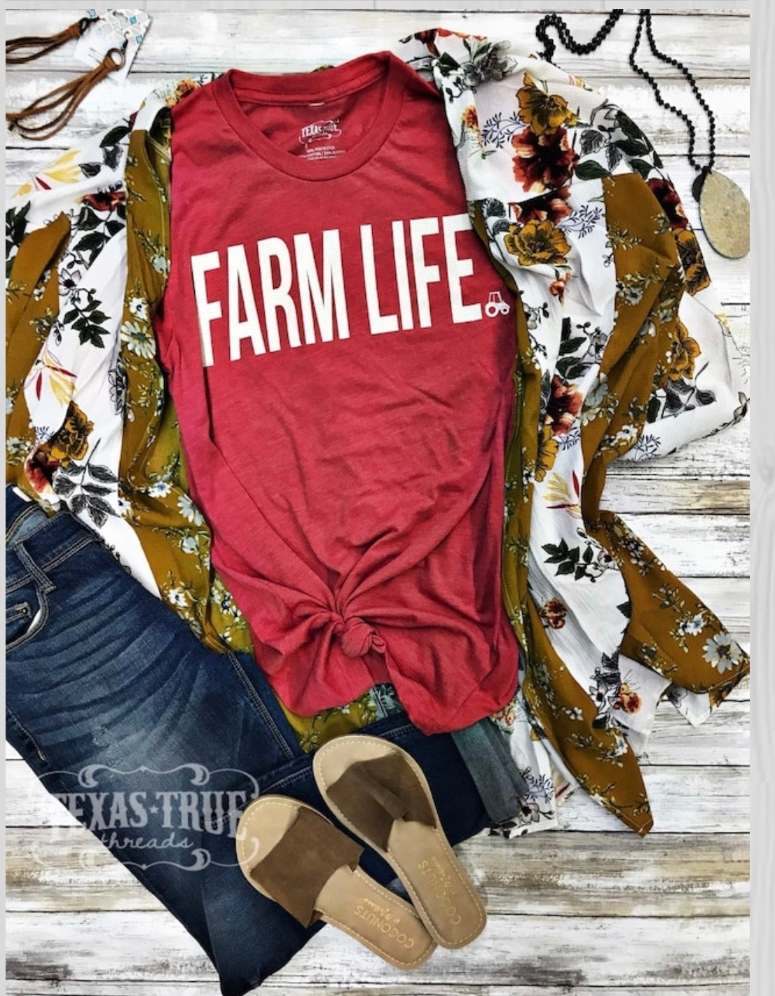 Farm Life Tee - Forever Western Boutique