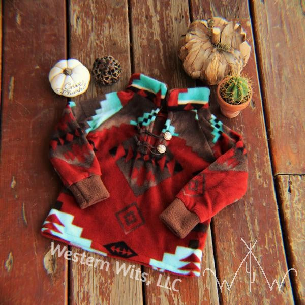 Toddler Red Canyon Pullover - Forever Western Boutique