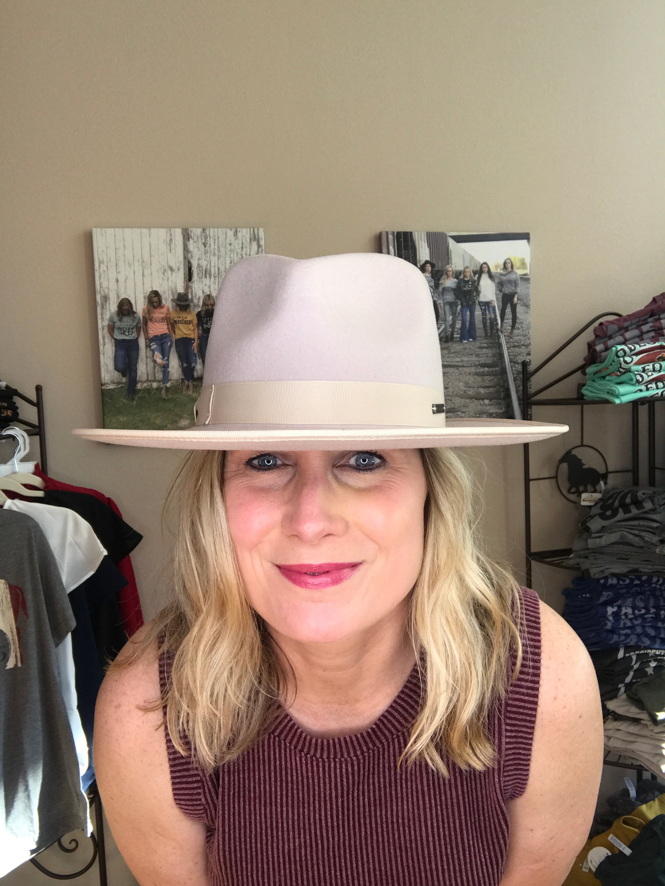 Monroe Ivory-Women’s Rancher Hat - Forever Western Boutique