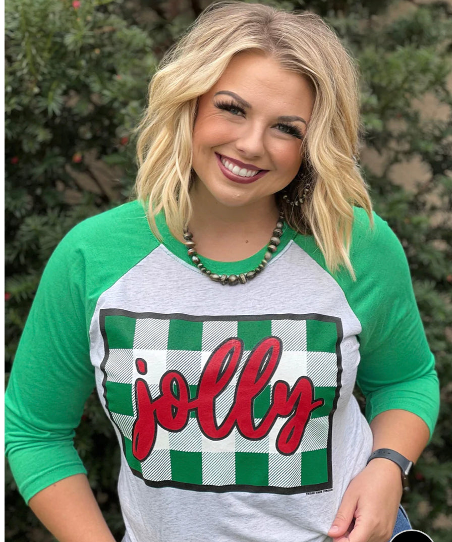 Jolly Tee-Baseball Style - Forever Western Boutique