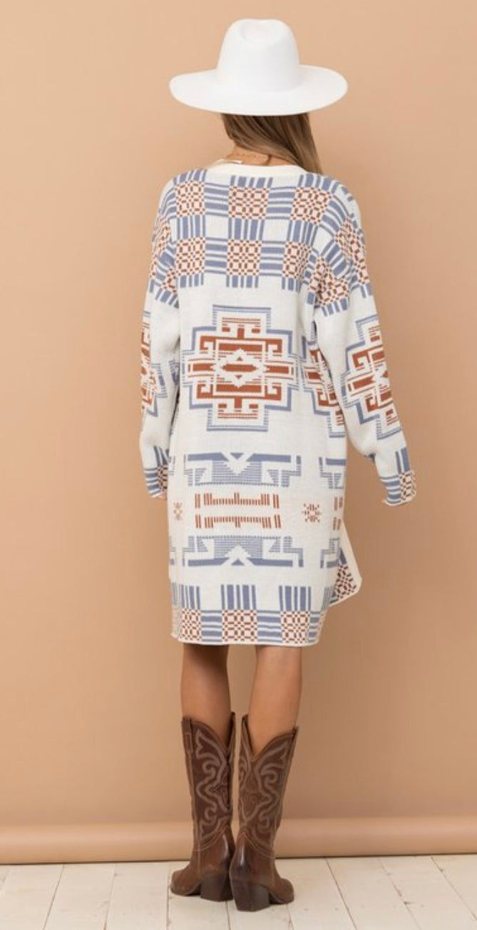 Aztec Cardigan - Forever Western Boutique