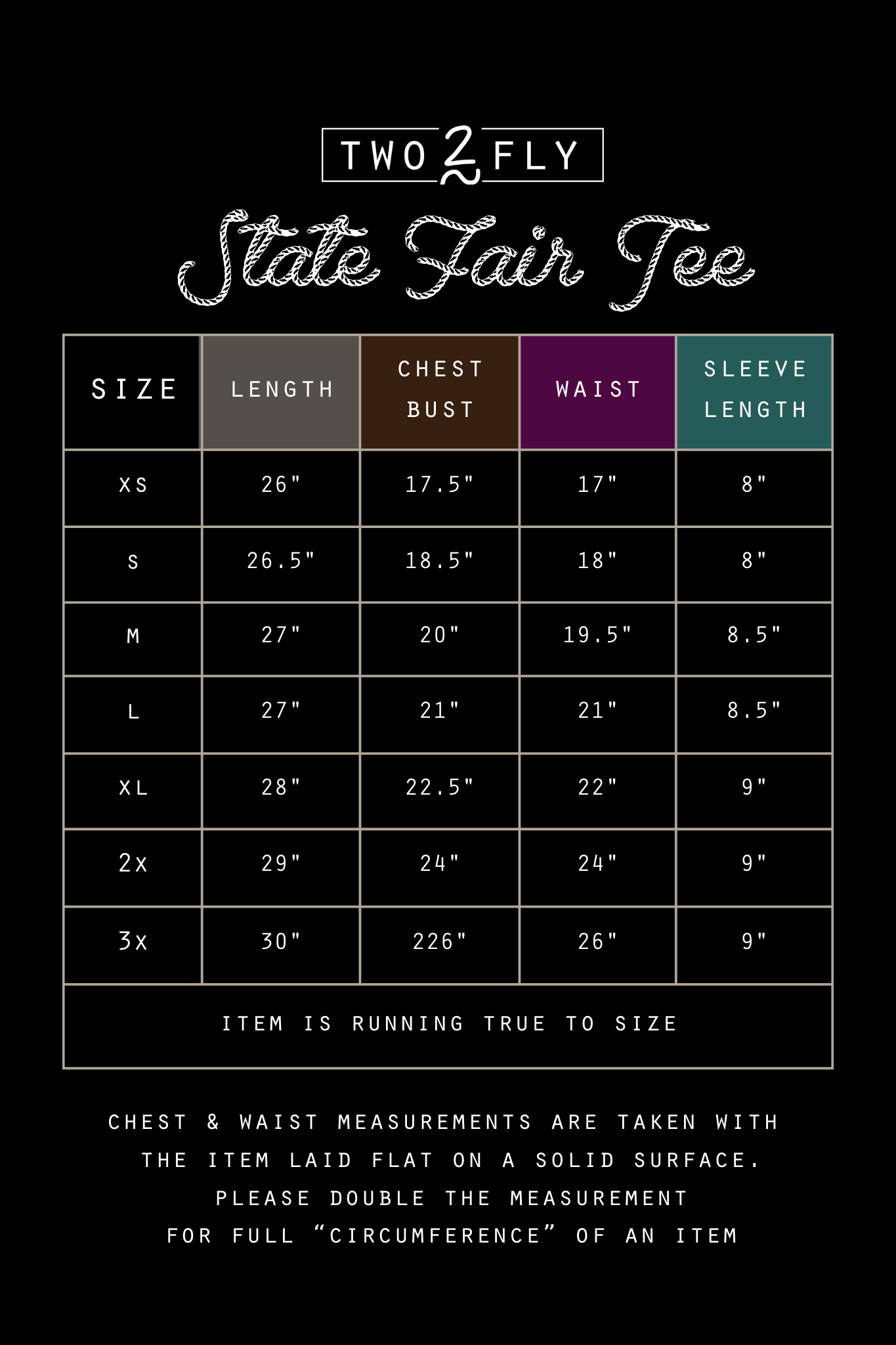 STATE FAIR TEE: L