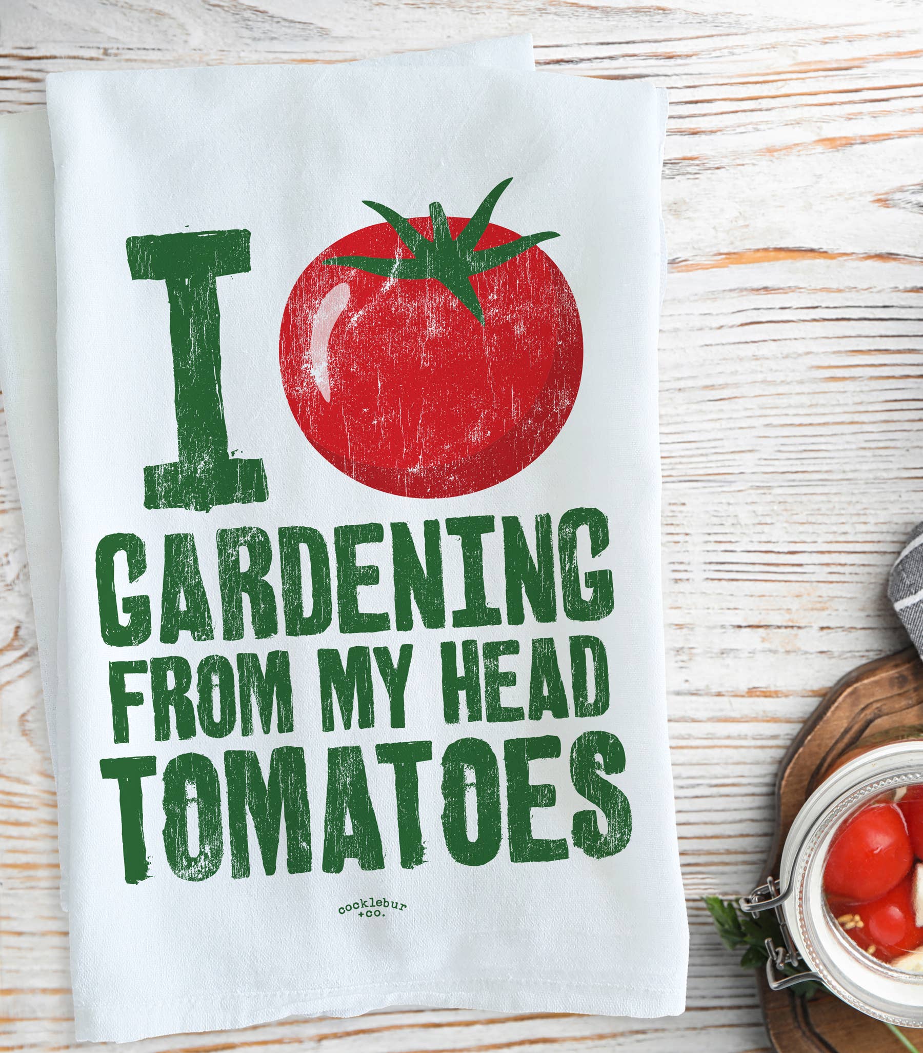 I Love Gardening - Old Fashioned Flour Sack Towel - Forever Western Boutique