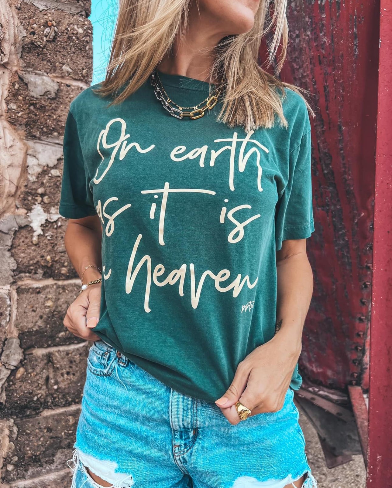 On Earth As It Is Heaven Tee - Forever Western Boutique