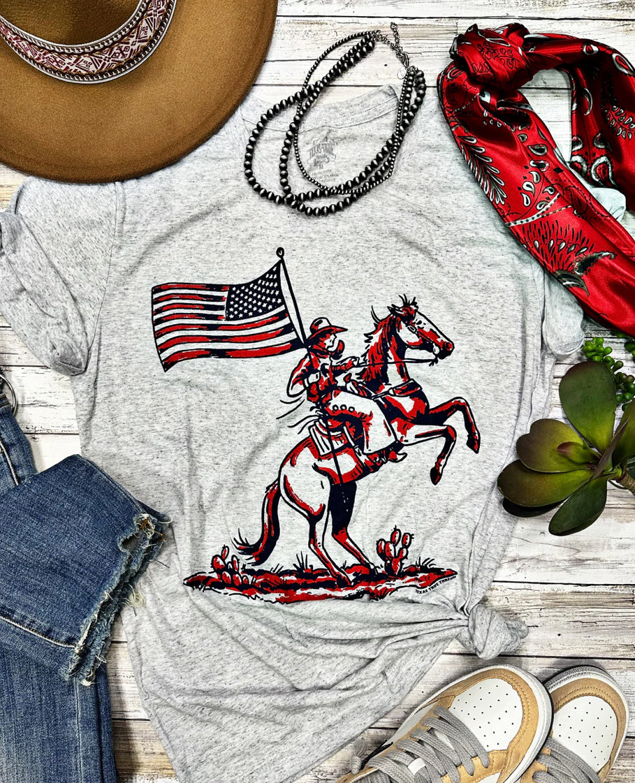 Patriotic Cowboy Tess - Forever Western Boutique