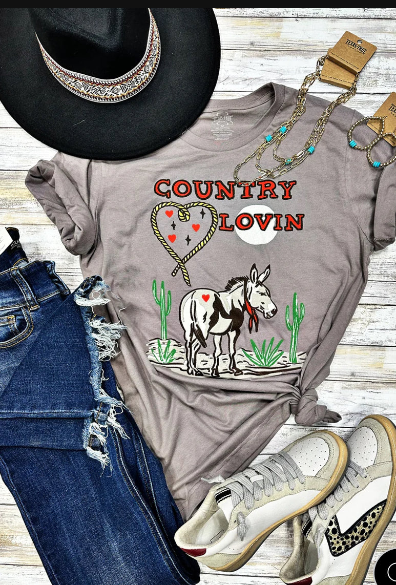 Country Lovin' Tee - Forever Western Boutique
