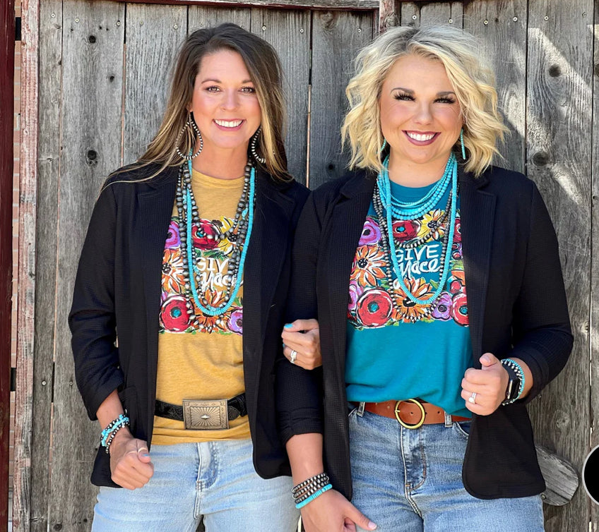 JoJo Black Blazer - Forever Western Boutique