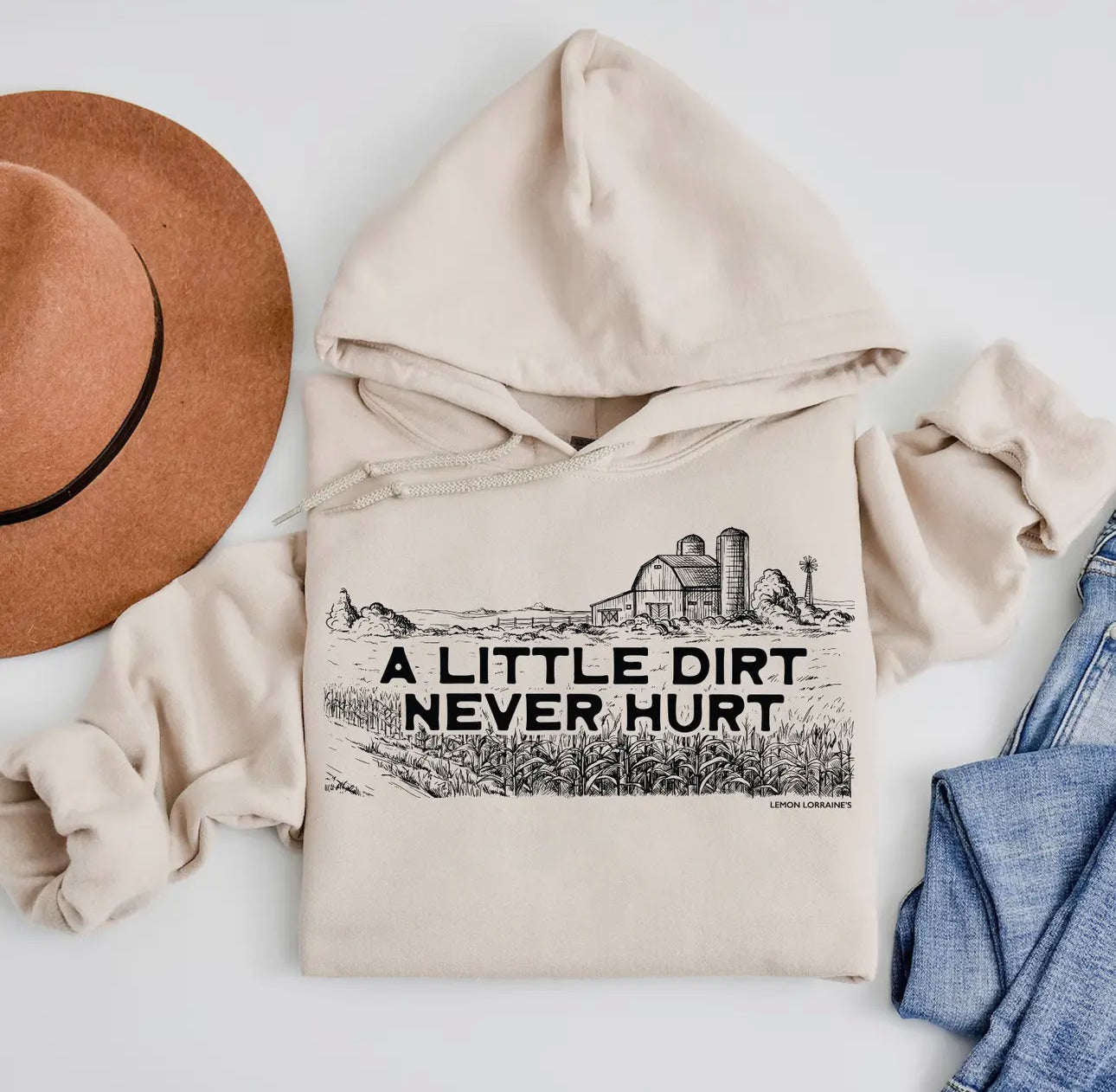 A Little Dirt Never Hurt Hoodie - Forever Western Boutique