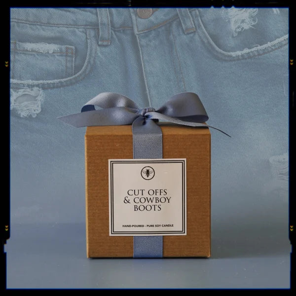 Cut Offs & Cowboy Boots Candle - Forever Western Boutique