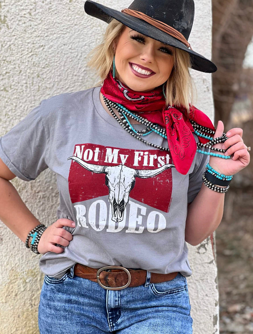 Not My First Rodeo Tee - Forever Western Boutique