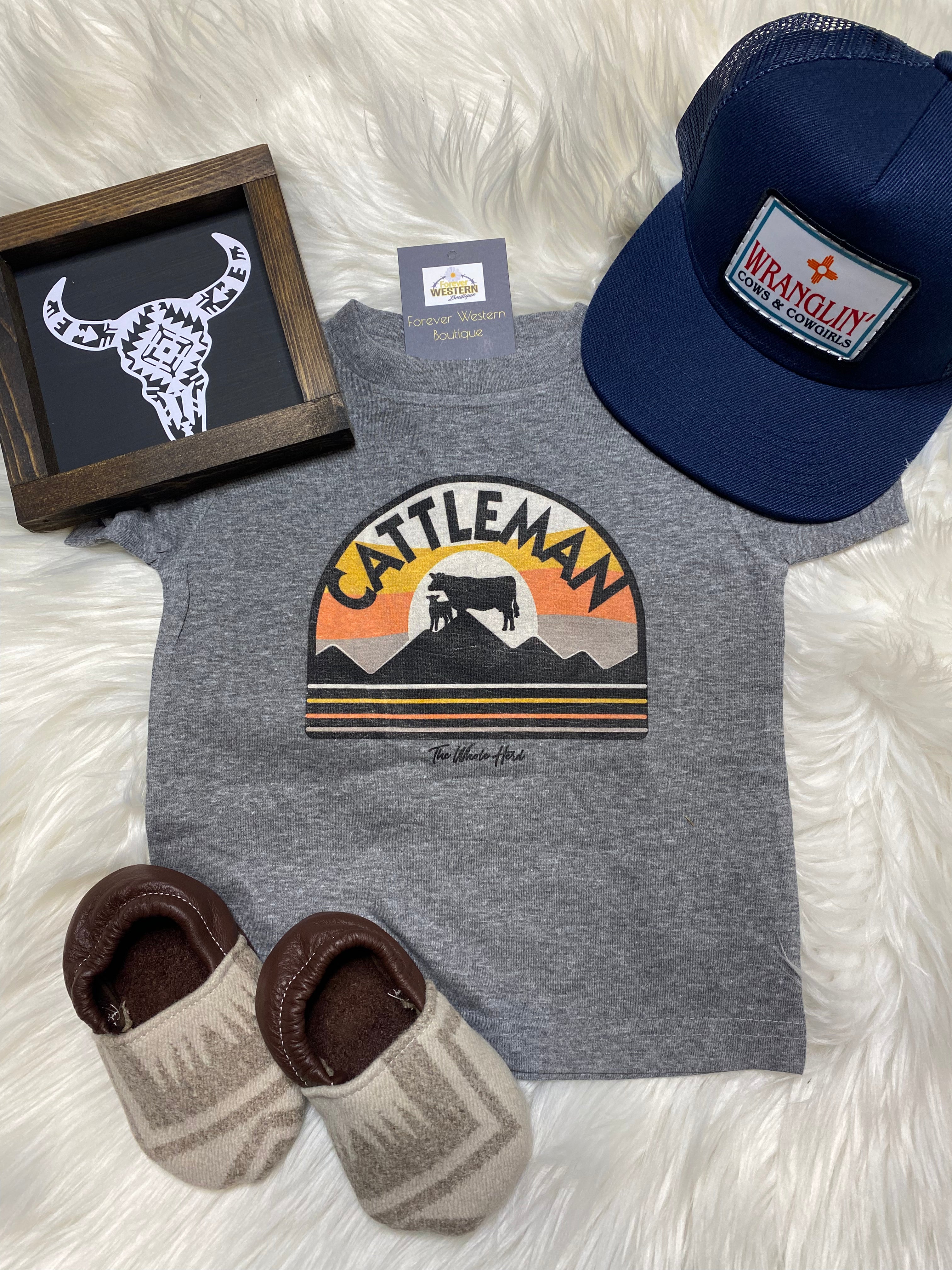 Cattleman Kids Tee - Forever Western Boutique