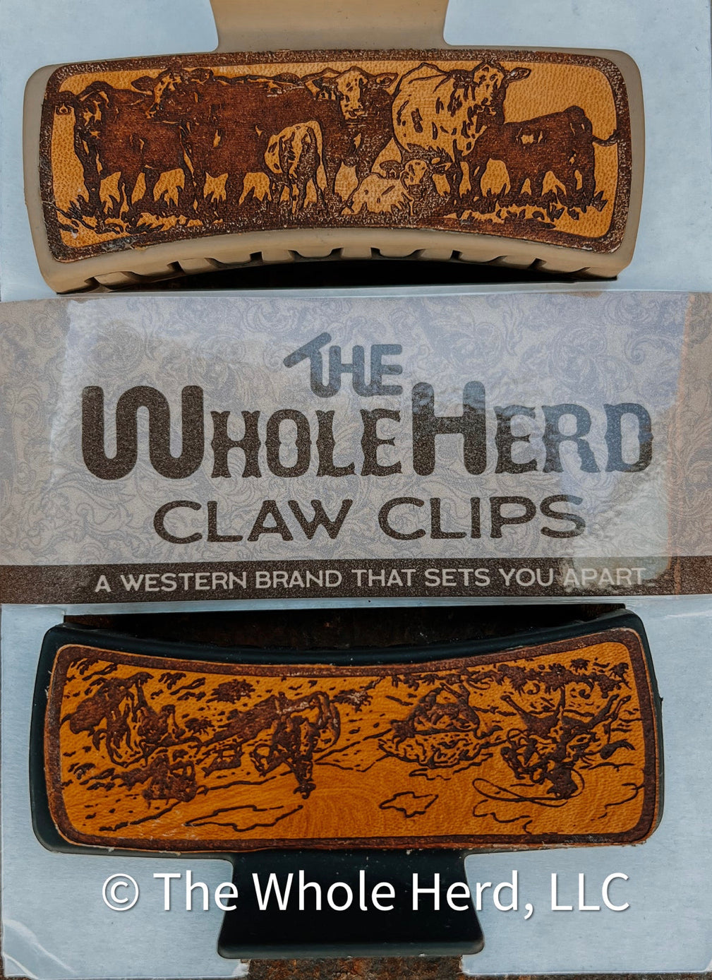 Rodeo Leather Claw Clip-2 pack - Forever Western Boutique
