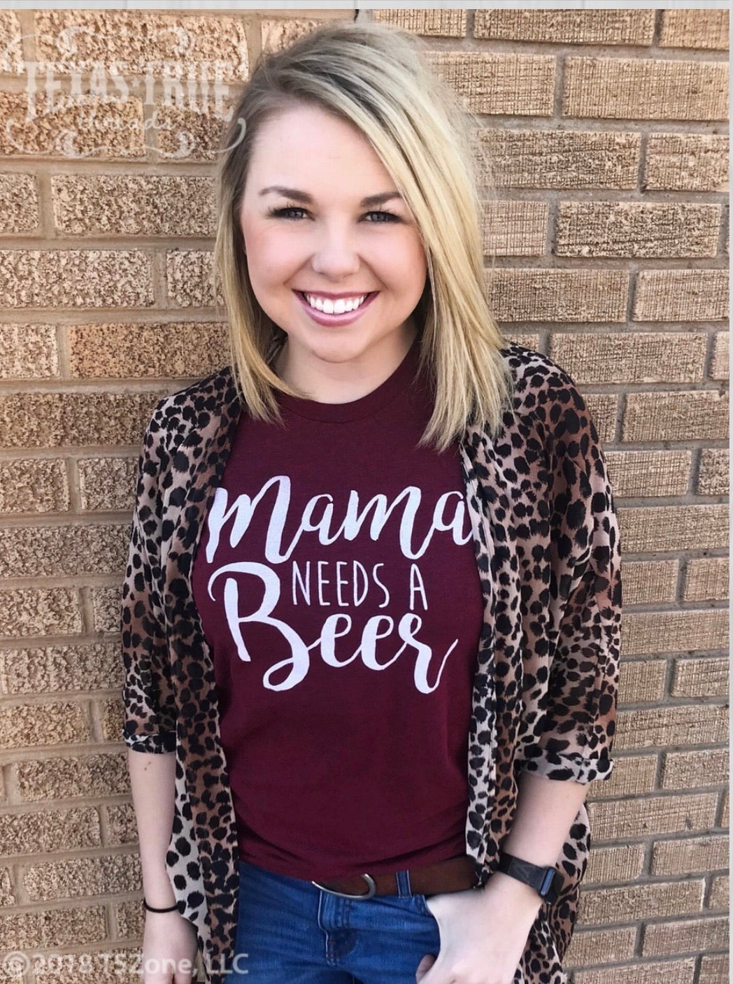 Mama Needs a Beer Tee - Forever Western Boutique