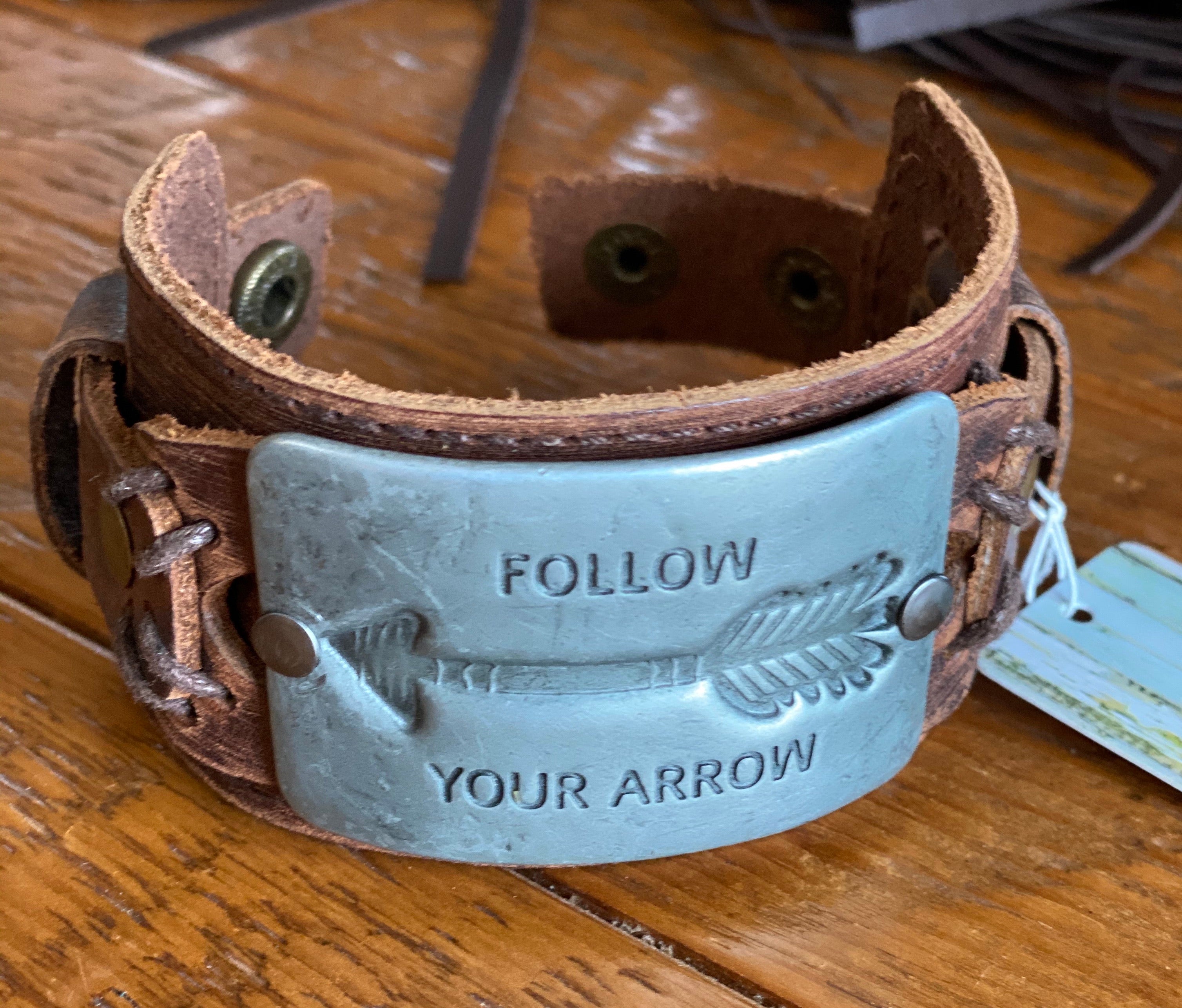 Leather Hand Cuff/Bracelet - Forever Western Boutique