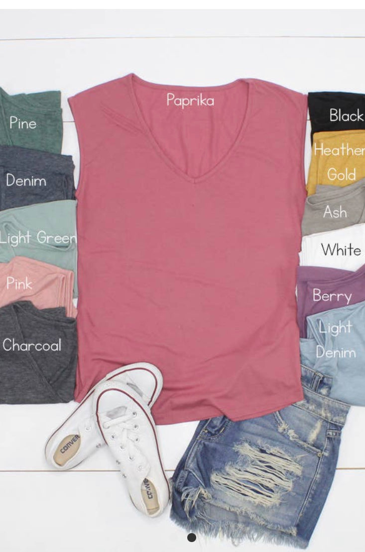 V Neck Tank - Forever Western Boutique