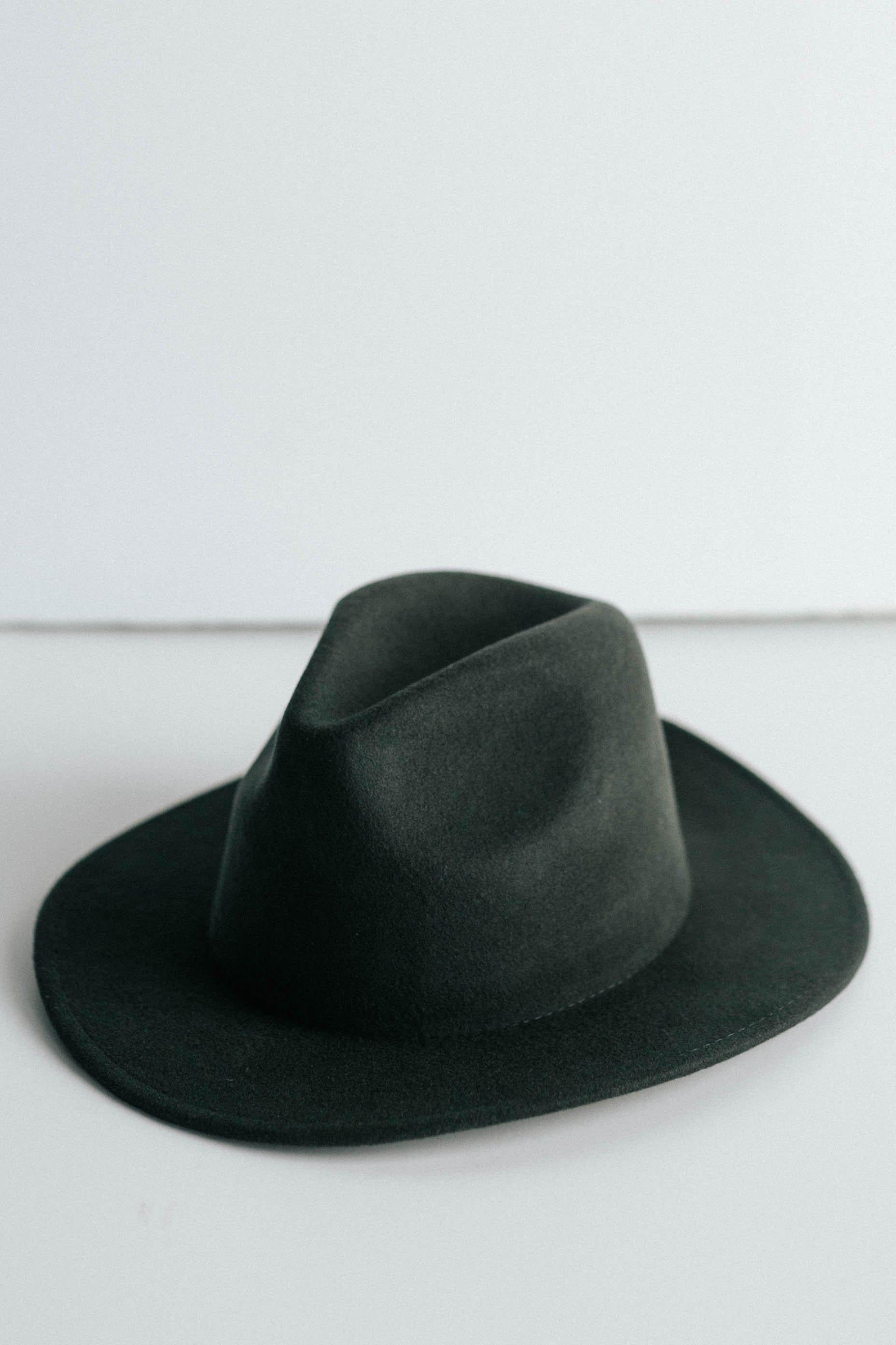 Leo Dark Gray-Fedora Hat - Forever Western Boutique