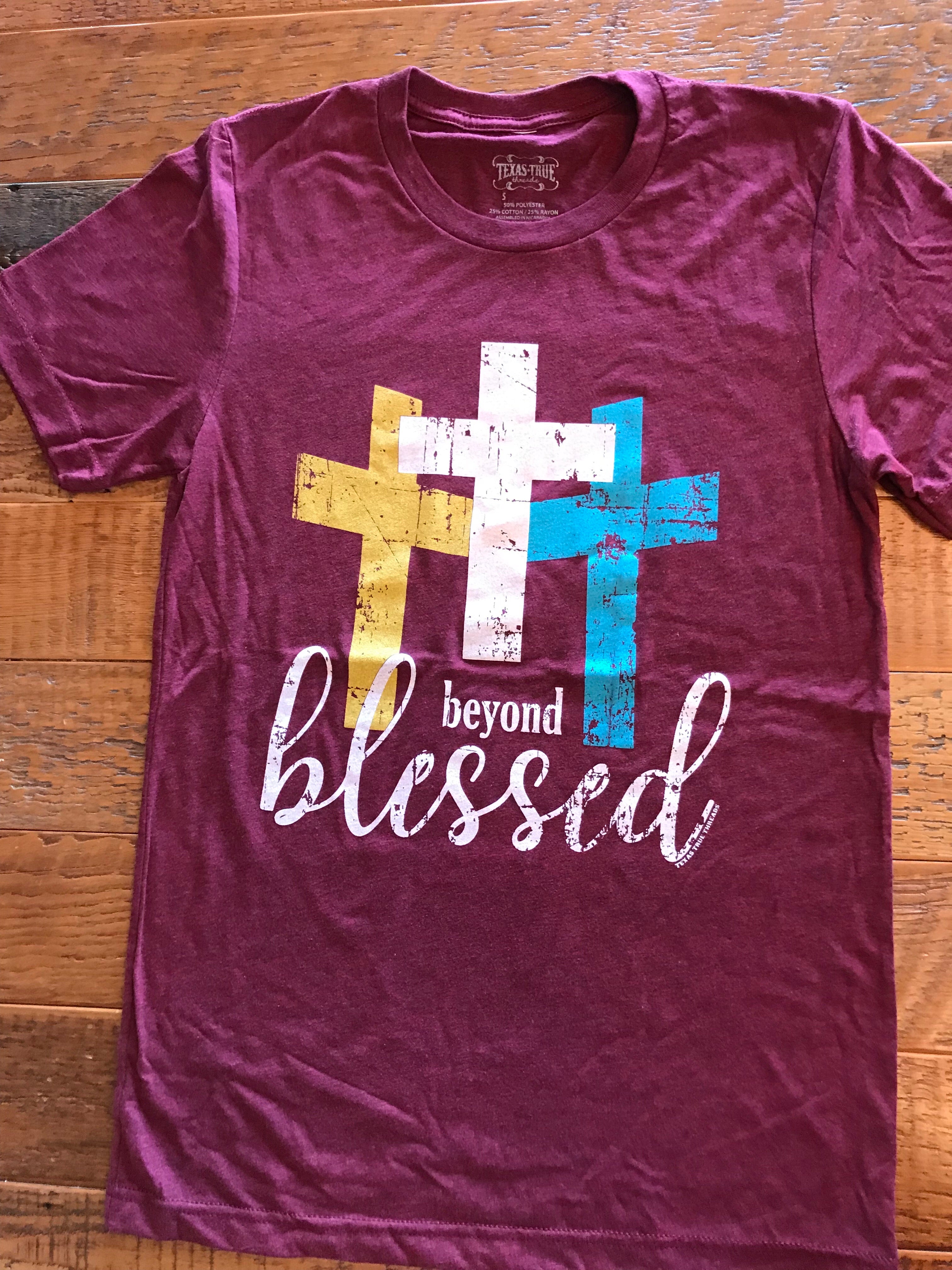 Beyond Blessed Tee - Forever Western Boutique