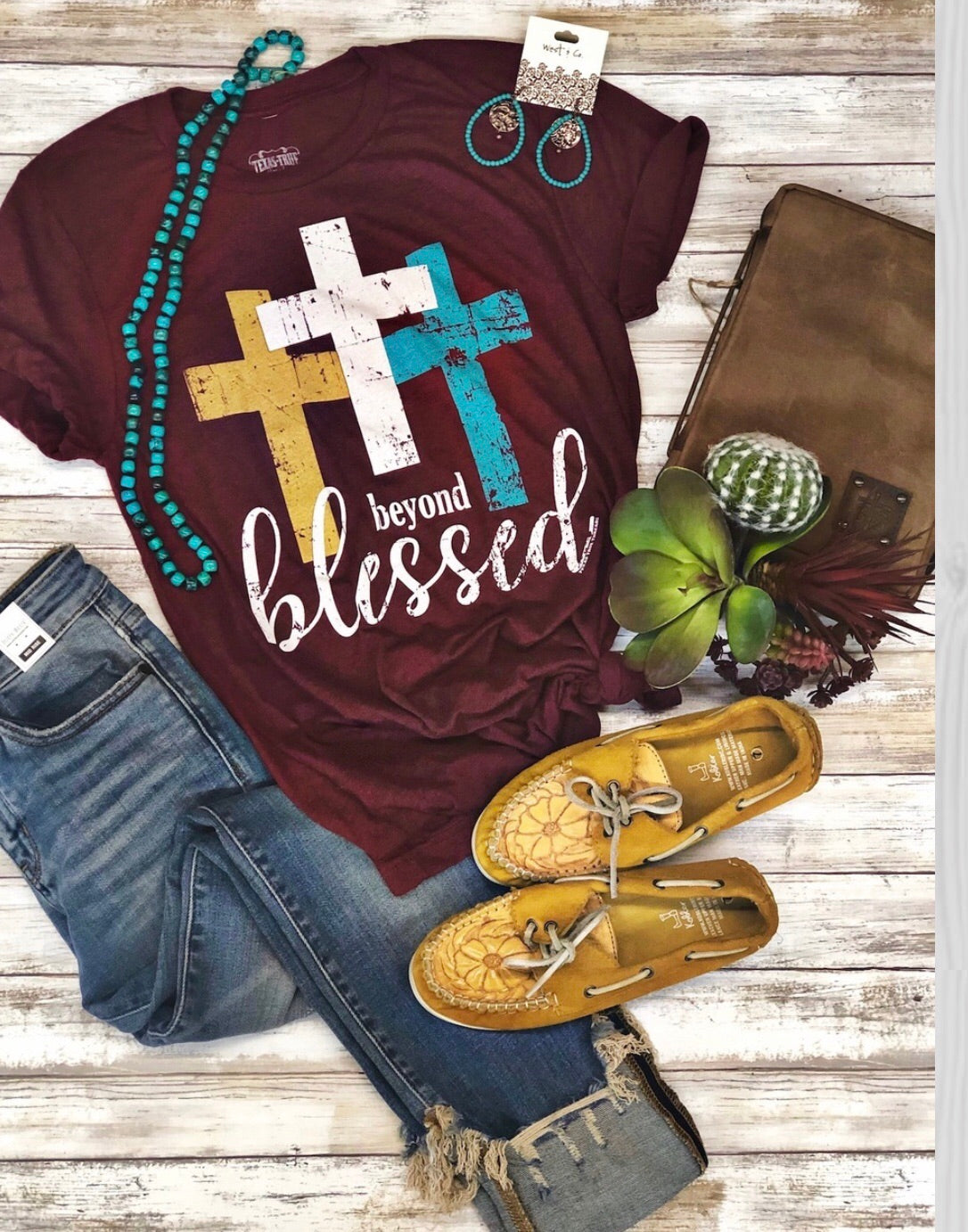 Beyond Blessed Tee - Forever Western Boutique