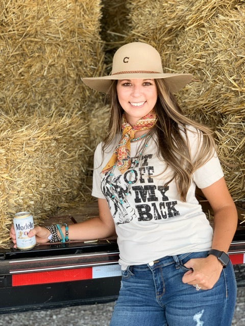 Get Off My Back Tee - Forever Western Boutique