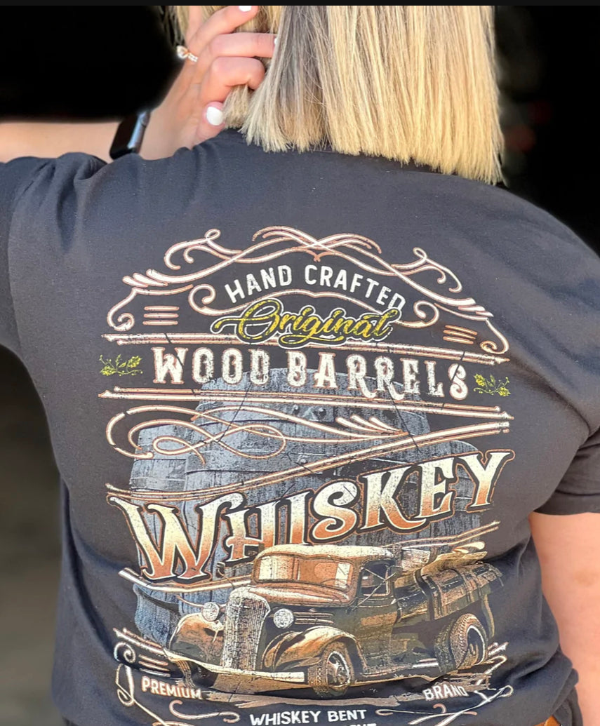 Whiskey Bent Tee - Forever Western Boutique