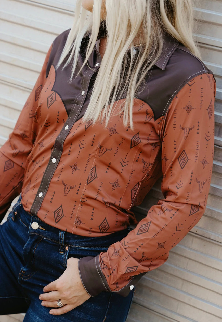 Taos Performance Rodeo Shirt—Ranch Dressn - Forever Western Boutique