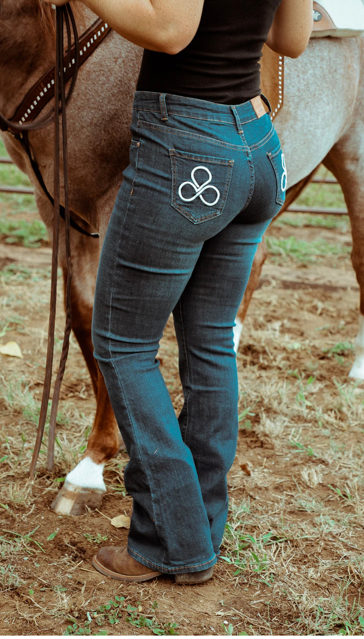 Ranch Dressn Barrel Pocket Bootcut Jeans - Forever Western Boutique