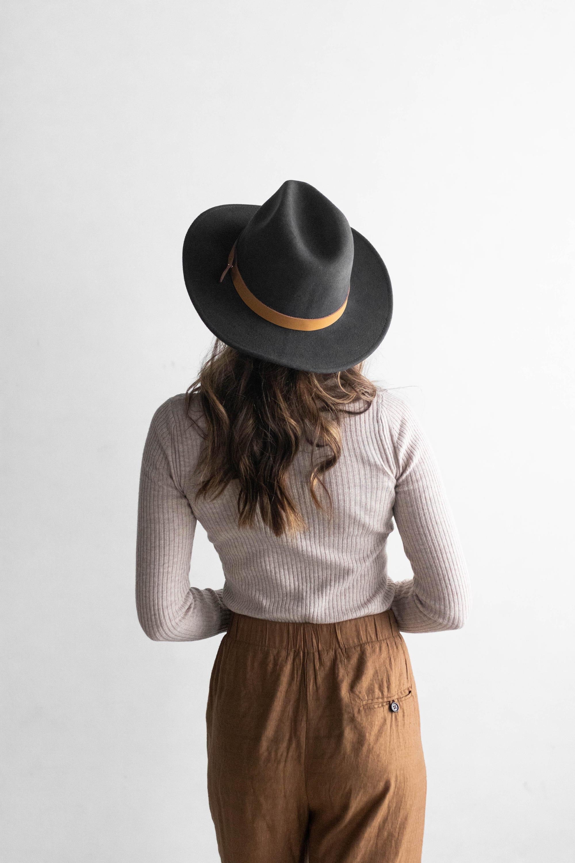 Leo Dark Gray-Fedora Hat - Forever Western Boutique