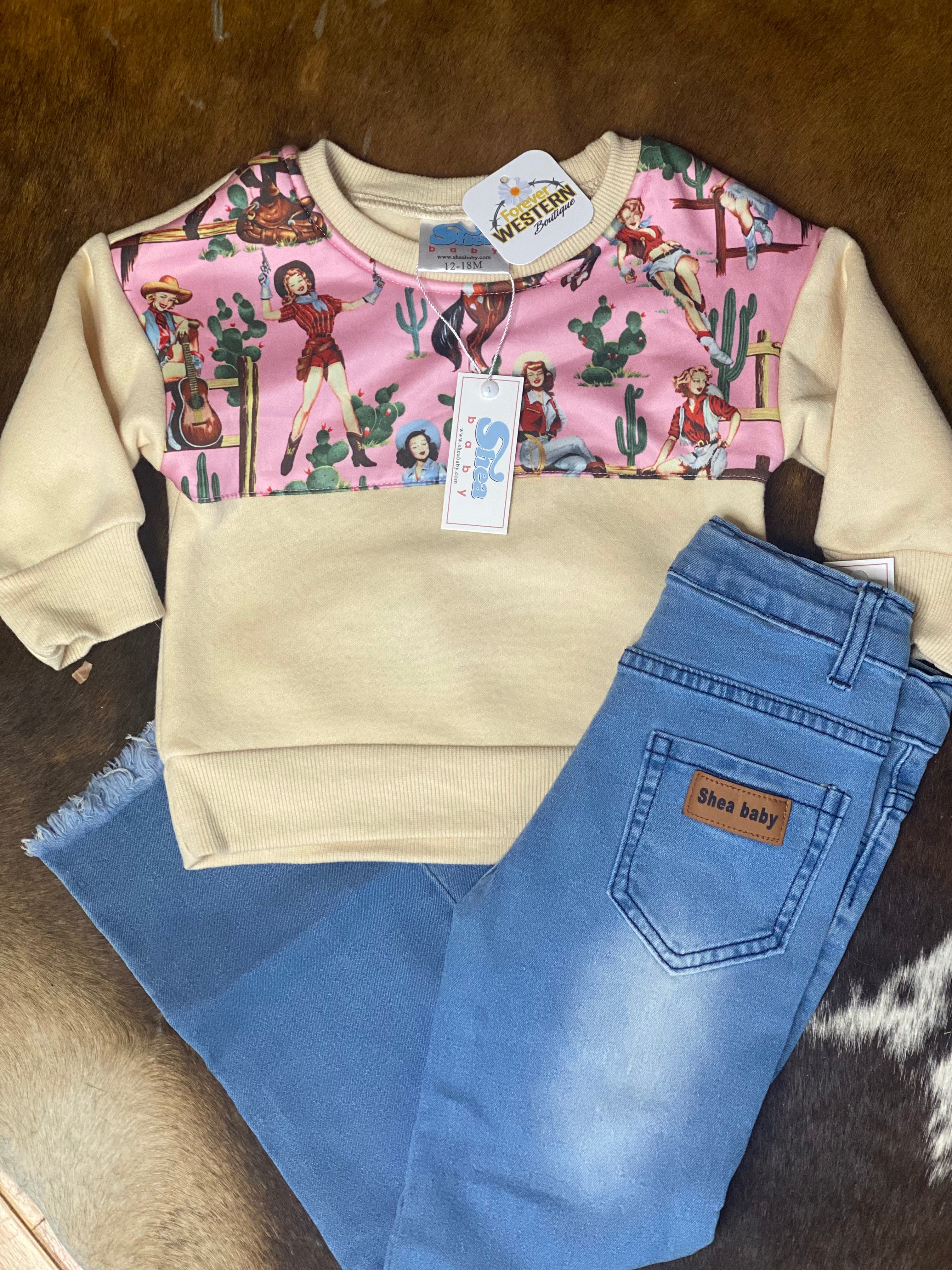 Copy of Pink Wild Buffalo Sweatshirt - Forever Western Boutique