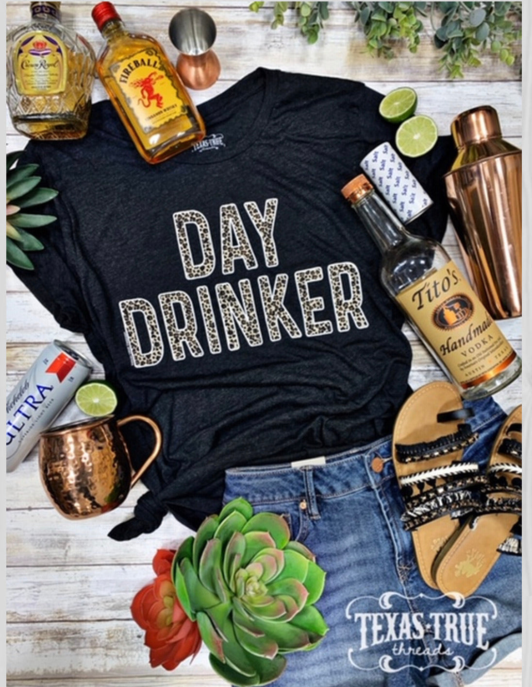 Day Drinker Leopard INK ONLY - Forever Western Boutique