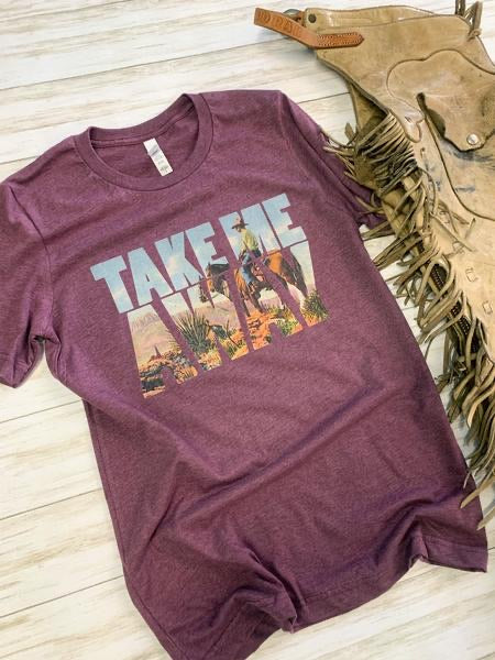 Take Me Away Vintage Tee - Forever Western Boutique