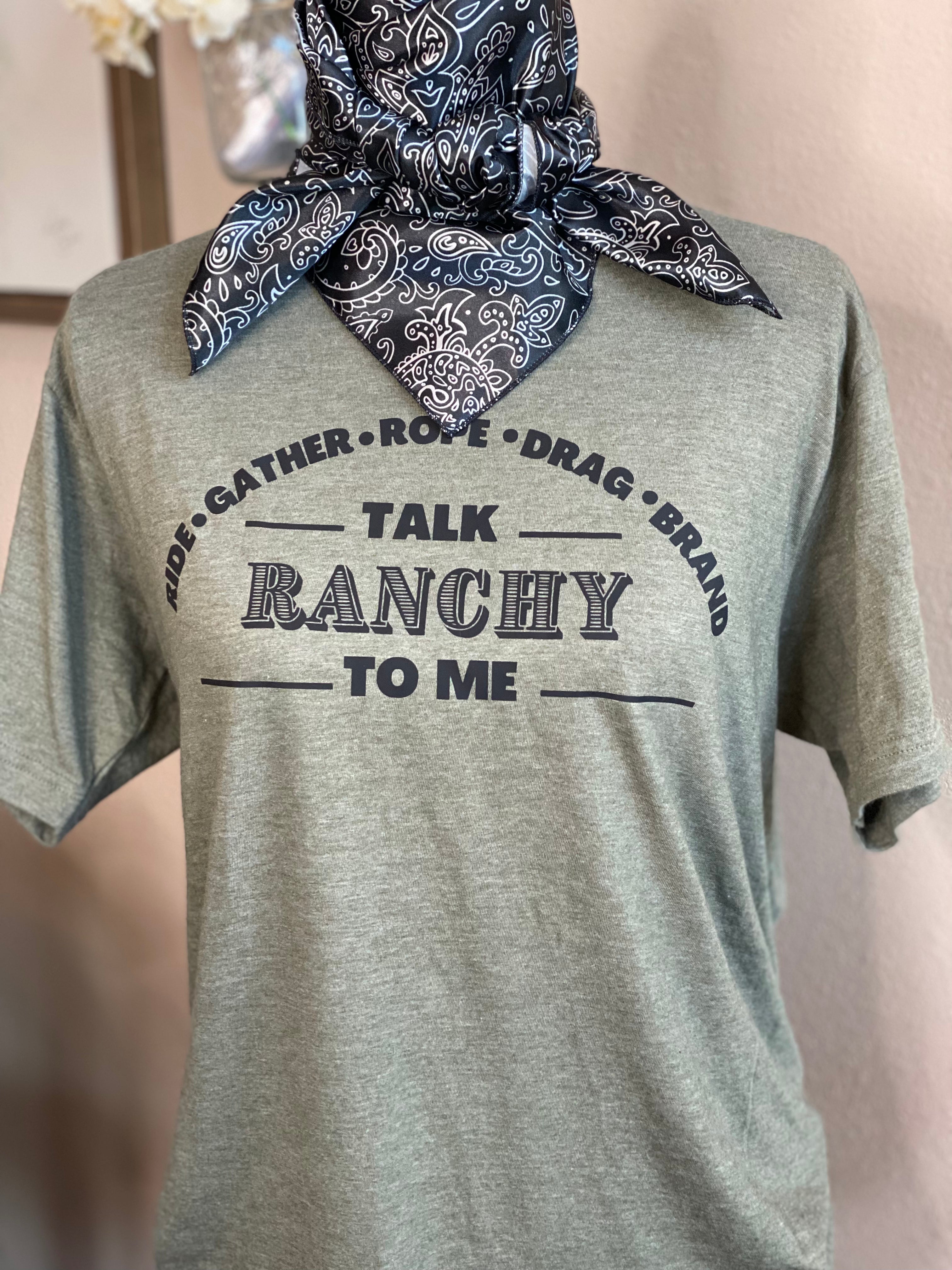 Talk Ranchy To Me Tee - Forever Western Boutique