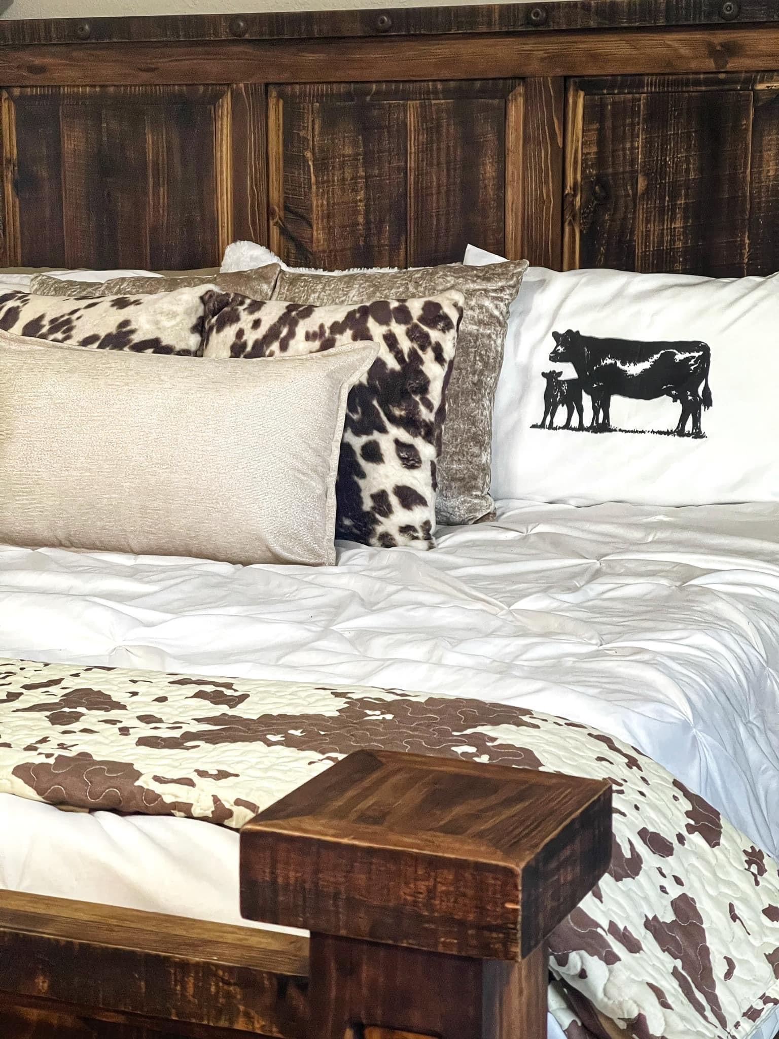 Cow Calf Pair Pillow Cases - Forever Western Boutique