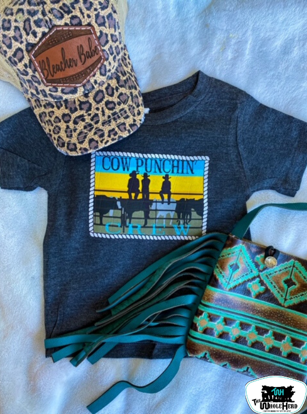Cow Punchin’ Crew Kids Tee - Forever Western Boutique