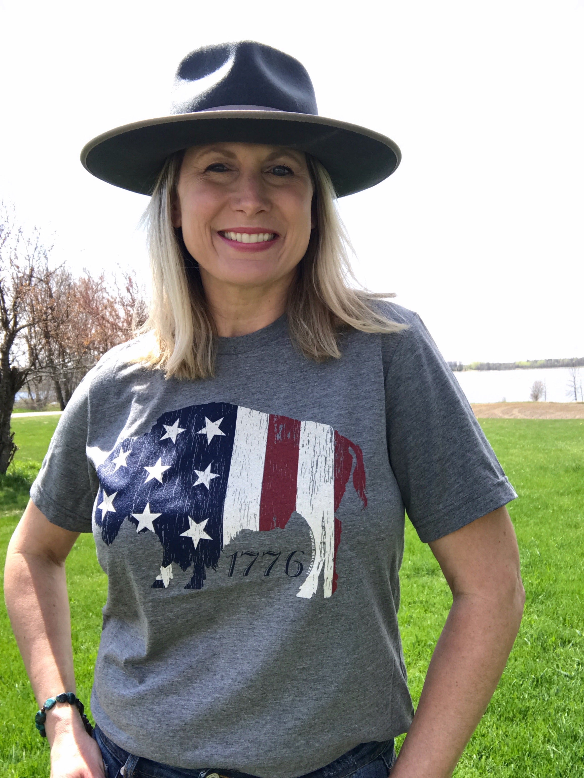 Patriotic CREW neck Tee - Forever Western Boutique
