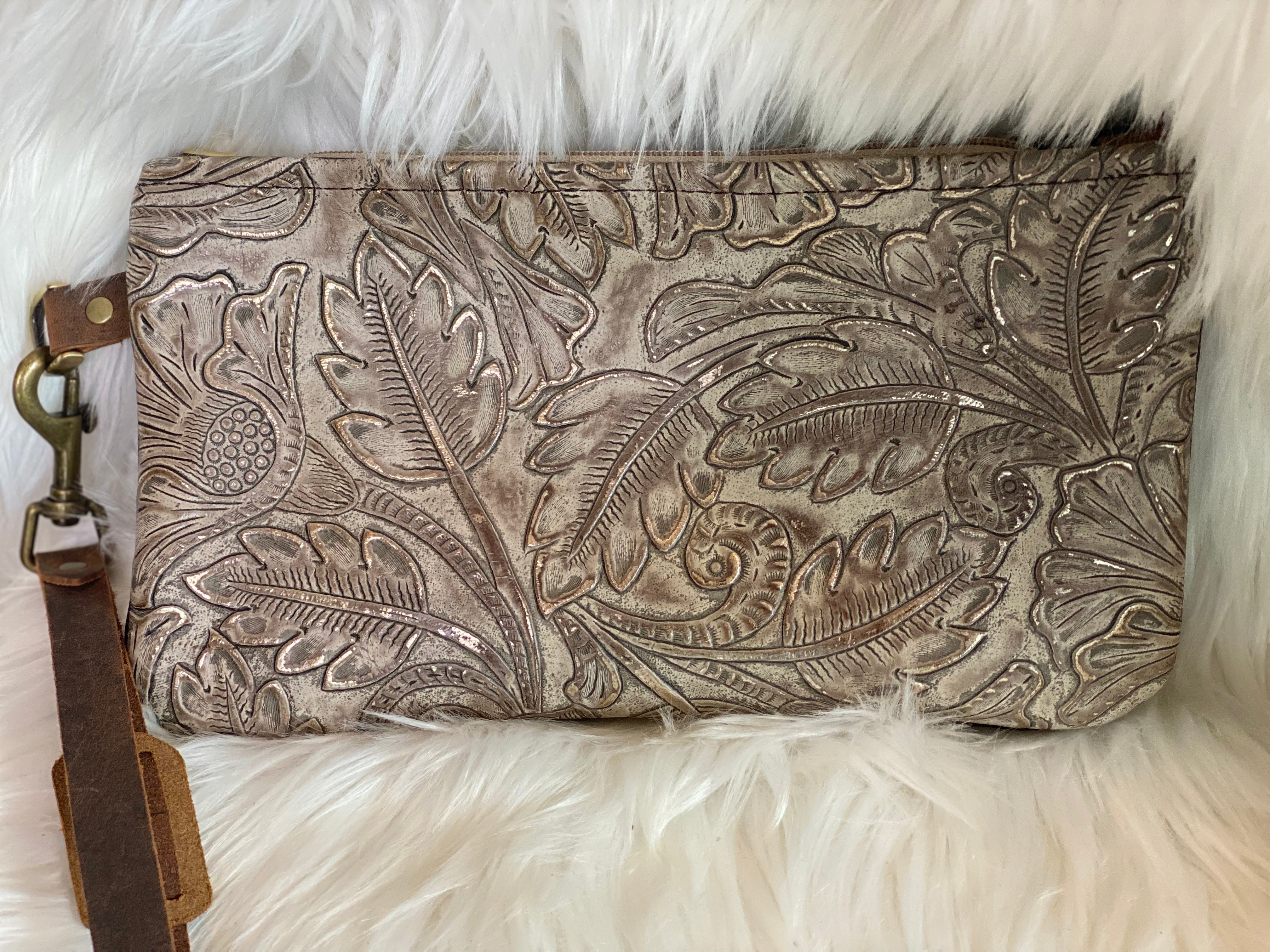 Leather Wristlet - Forever Western Boutique