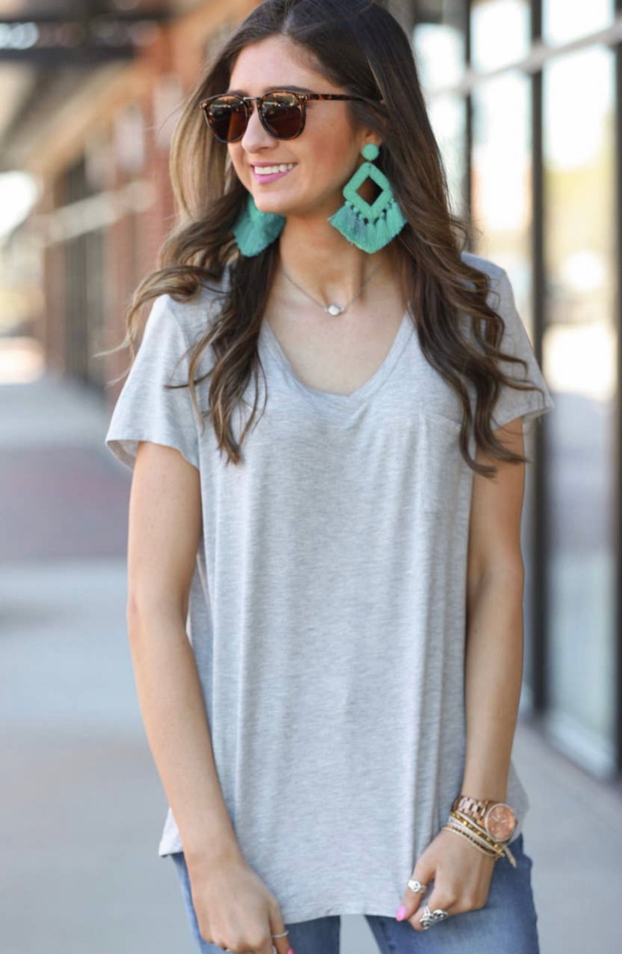 Basic Grey Tee - Forever Western Boutique