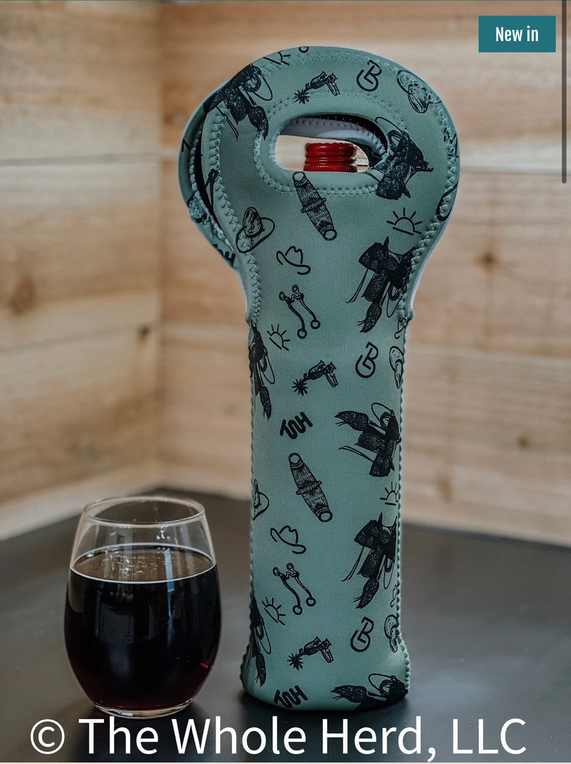 Roadhouse Wine Tote - Forever Western Boutique