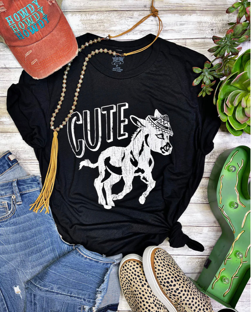 Cute A..Tee - Forever Western Boutique