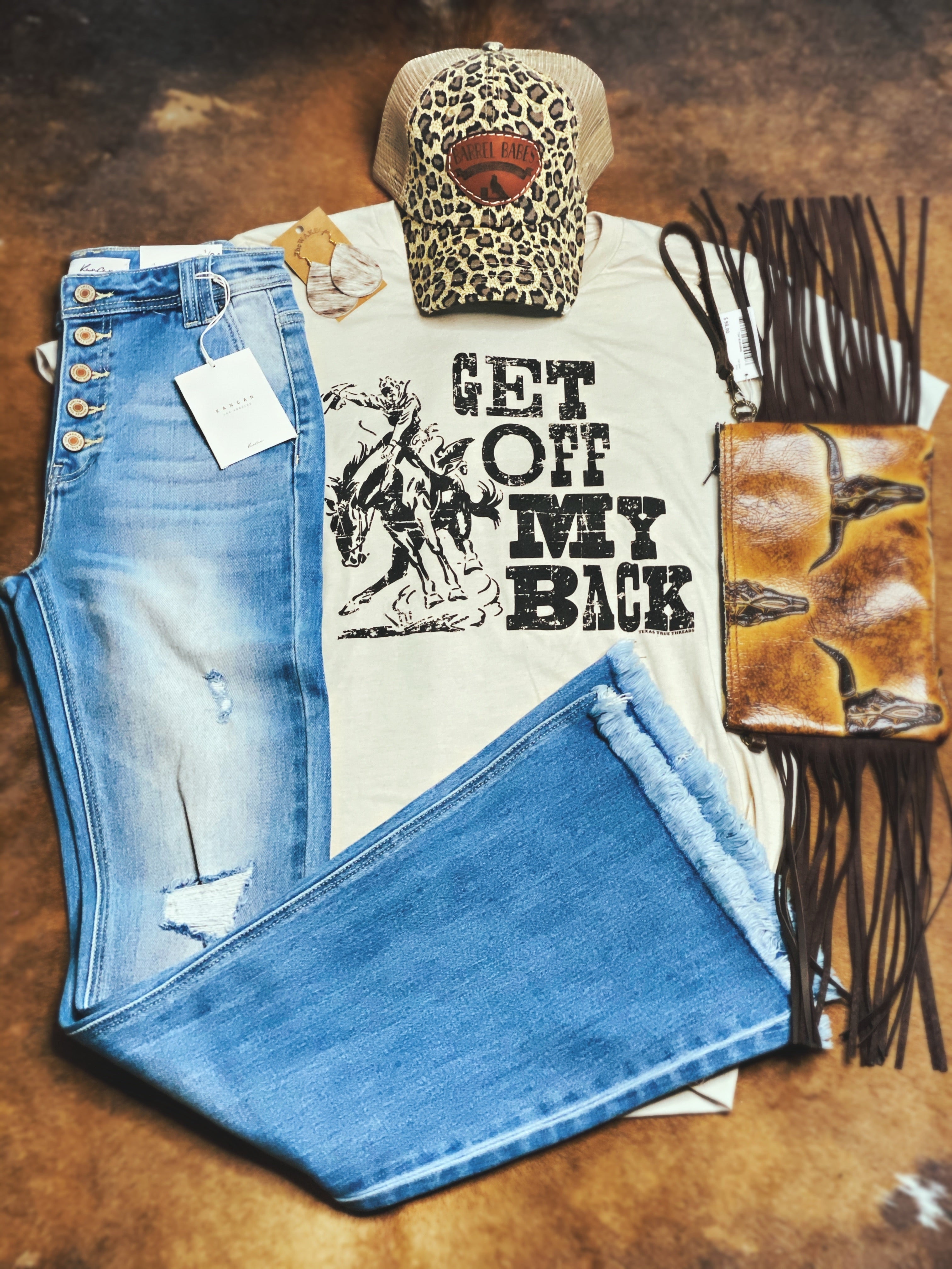 Get Off My Back Tee - Forever Western Boutique