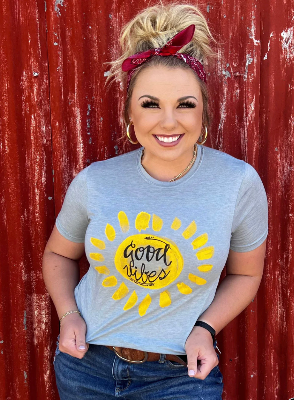 Good Vibes Tee - Forever Western Boutique