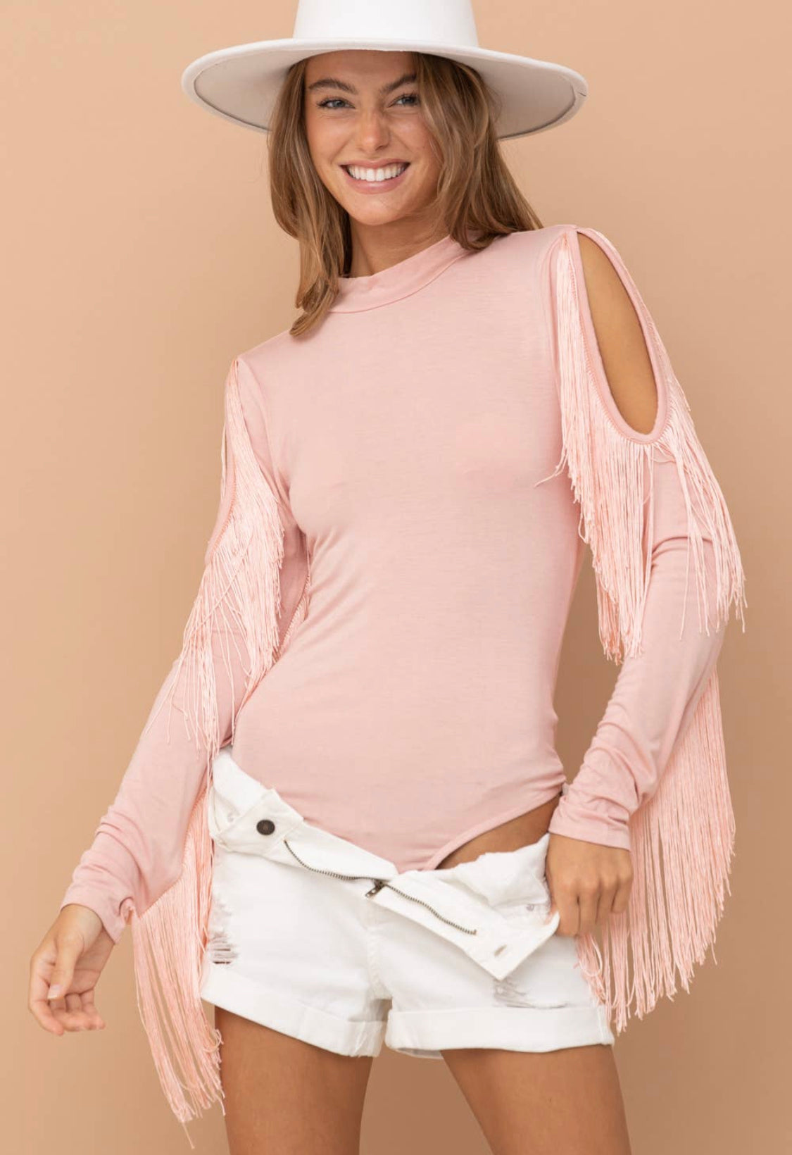 Fringe Bodysuit - Forever Western Boutique